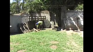 Gorillas in Outdoor Fetish Fuck - 1 image