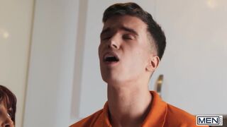 Maverick Sun Fucks His Gf When Her Godfather Daddy Cakes Comes In & Asks Him To Swallow His Dick - MEN - 3 image