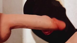 Sloppy slurping dildo