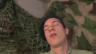 Sexy and horny military guys hide to fuck anally - 11 image