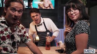 MEN - Neighbors Riley Mitchel & Nick Cranston Finally Get Together For A Meal But They Decide To Fuck Instead - 3 image