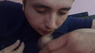 Daddy Sucks My Boy Titties & I Swallow his Cum - 13 image