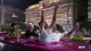 I celebrated my birthday in a limousine!