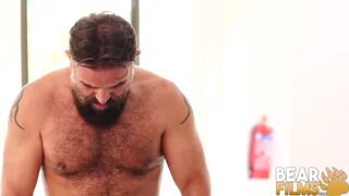 BEARFILMS Alfer Cuero Rims Carlos Verga Ass Before Raw Sex - 14 image