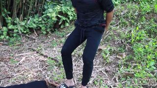 Fucking in the woods!