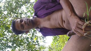 Masturbating on forest outside - 11 image