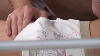 Anal fuck between hot gays with splashes of very hot sperm