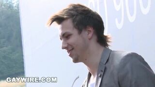 GAYWIRE - Czech Studs Having Gay Sex Out In Public! - 2 image