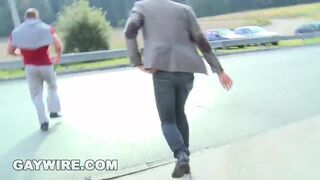 GAYWIRE - Czech Studs Having Gay Sex Out In Public!