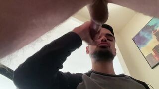 eating my friends cum - 11 image
