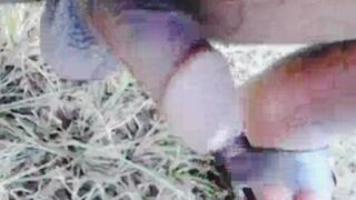 Fat boy showing dick ????