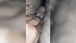 Masterbating inside the the warm quilt