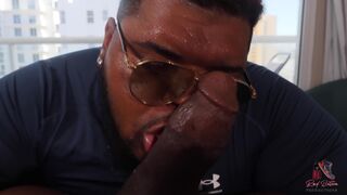 Santana Xxl POV Sucks 10 Inch Dick - 7 image