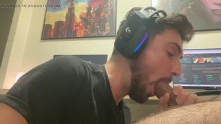 he suck my big dick after gaming - 9 image