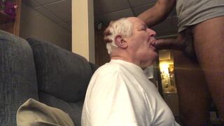Grandpa deepthroat bbc - 8 image