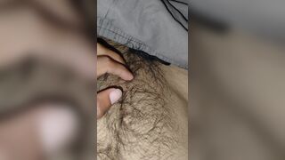 Playing with my body hair