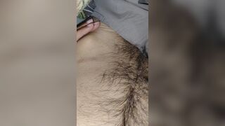 Playing with my body hair