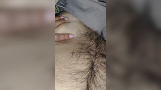 Playing with my body hair