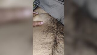 Playing with my body hair