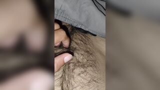 Playing with my body hair