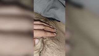 Playing with my body hair