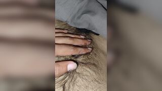 Playing with my body hair