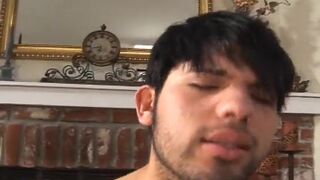 Older Man Gets Asshole Screwed by a Twink with Big Dick on the Floor