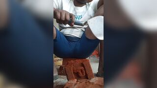 Home bathroom wife hard cock mouth sex - 10 image