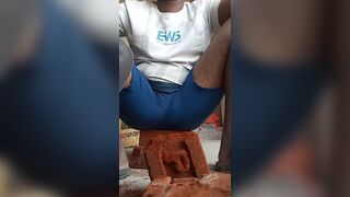 Home bathroom wife hard cock mouth sex