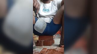 Home bathroom wife hard cock mouth sex