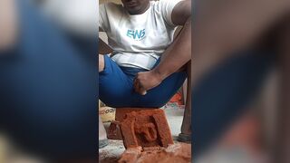 Home bathroom wife hard cock mouth sex