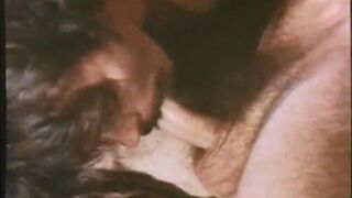 Retro 80s porn with amazing deepthroat action in bed