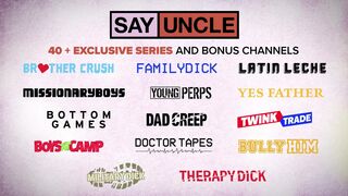 Good Boy Helps His Big Stepdaddy Relax - Family Dick