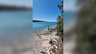 Hiker Catches a Guy Getting Naked on a Beach and He Gets His Ass Fucked by Him