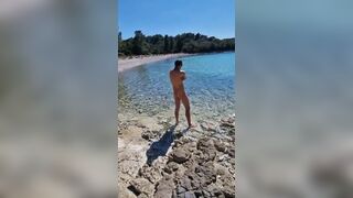 Hiker Catches a Guy Getting Naked on a Beach and He Gets His Ass Fucked by Him