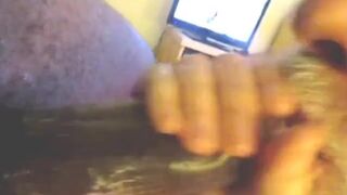 Three-Minute Cum Flow For BBC Suck Slave.