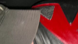 Night TaxiMan fuck hard and piss on leather biker - 12 image