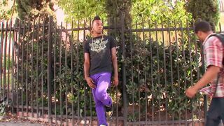 Black twinks have sex