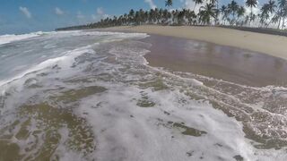 Horny at beach and found a guy to make me cum