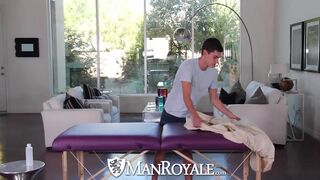 HD ManRoyale - Dick massage and loads of cum of his face