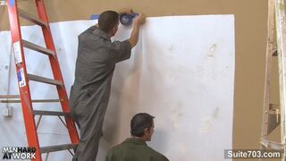 Watch these hot workers with tattoos get their assholes stretched wide open - 1 image