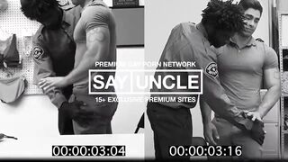 Stepdad tricked into deepthroating huge cock of his taboo teen stepson