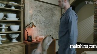 Kyler Drayke & Jayden Marcos seduce and take turns on the lucky stud