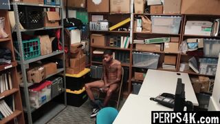 Leon & Timarrie Baker get caught & punished hard by their pervy officer