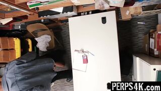 Leon & Timarrie Baker get caught & punished hard by their pervy officer - 4 image