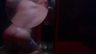 Shyflatmate & Biflatmate caught having fun in the darkroom and through the gloryhole - FREE VERSION - 10 image