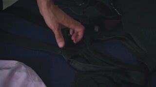 Kostya Kazenny dominates Eli Barcellos with his massive meat in a raw bareback fuckfest