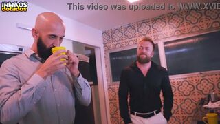 Kostya Kazenny dominates Eli Barcellos with his massive meat in a raw bareback fuckfest - 7 image