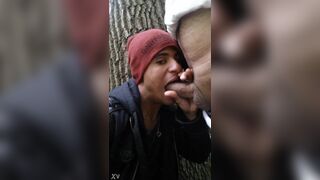 Watch this guy give a sloppy blowjob to a straight guy in this hot video