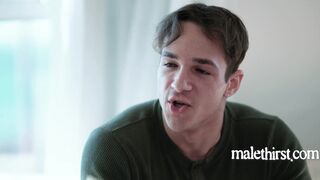 Jayden Marcos and Davin Strong get their asses stretched by a muscular twink